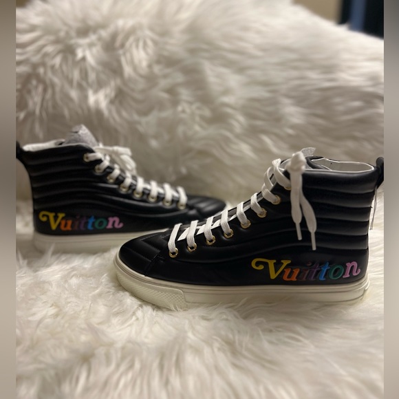 LOUIS VUITTON stellar high top sneakers - Picture 4 of 6